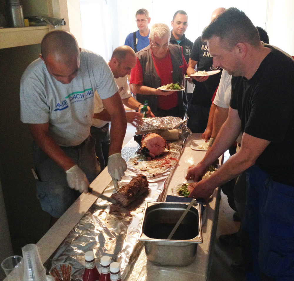 Aufrichtefest Froschweg