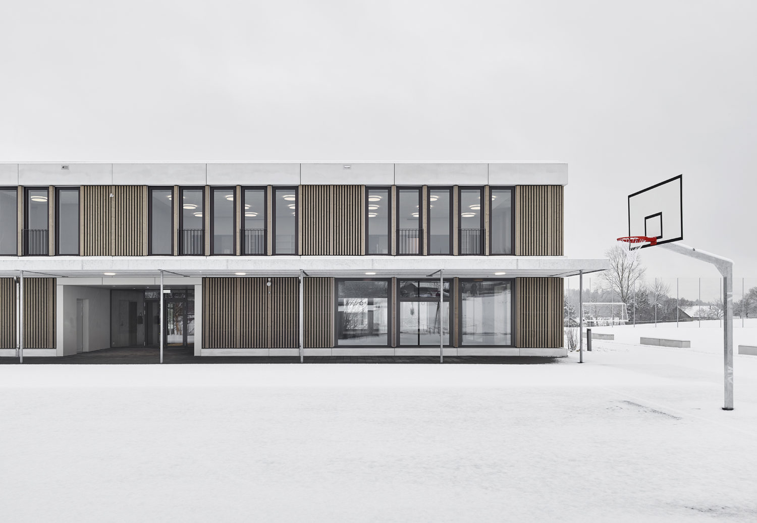 Neubau Schule Herrenschwanden Architektur