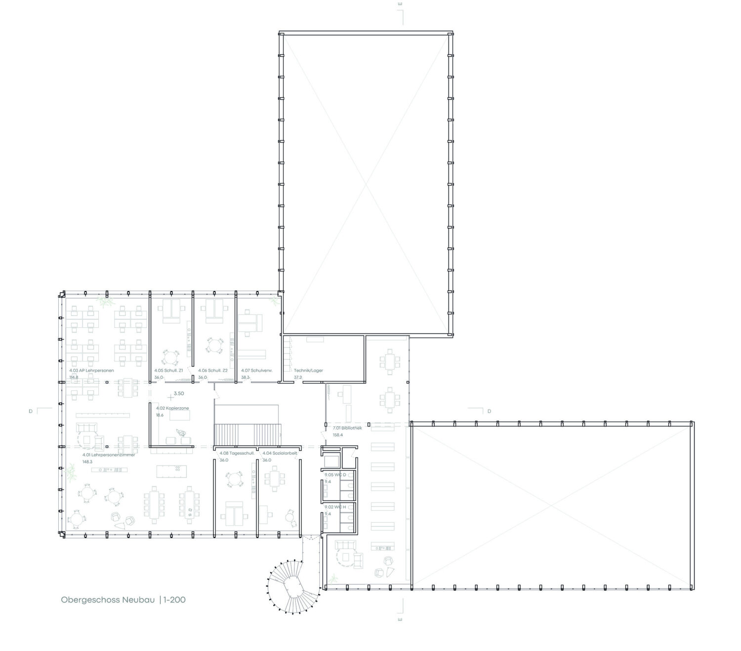 Grundriss 1 OG Neubau