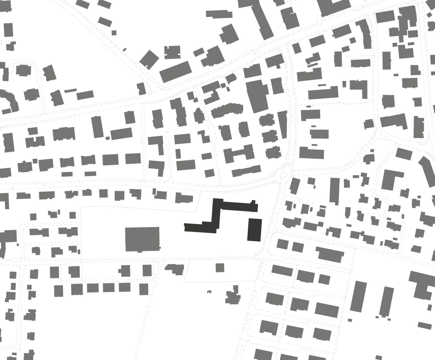 Schule Bodenacker Schwarzplan
